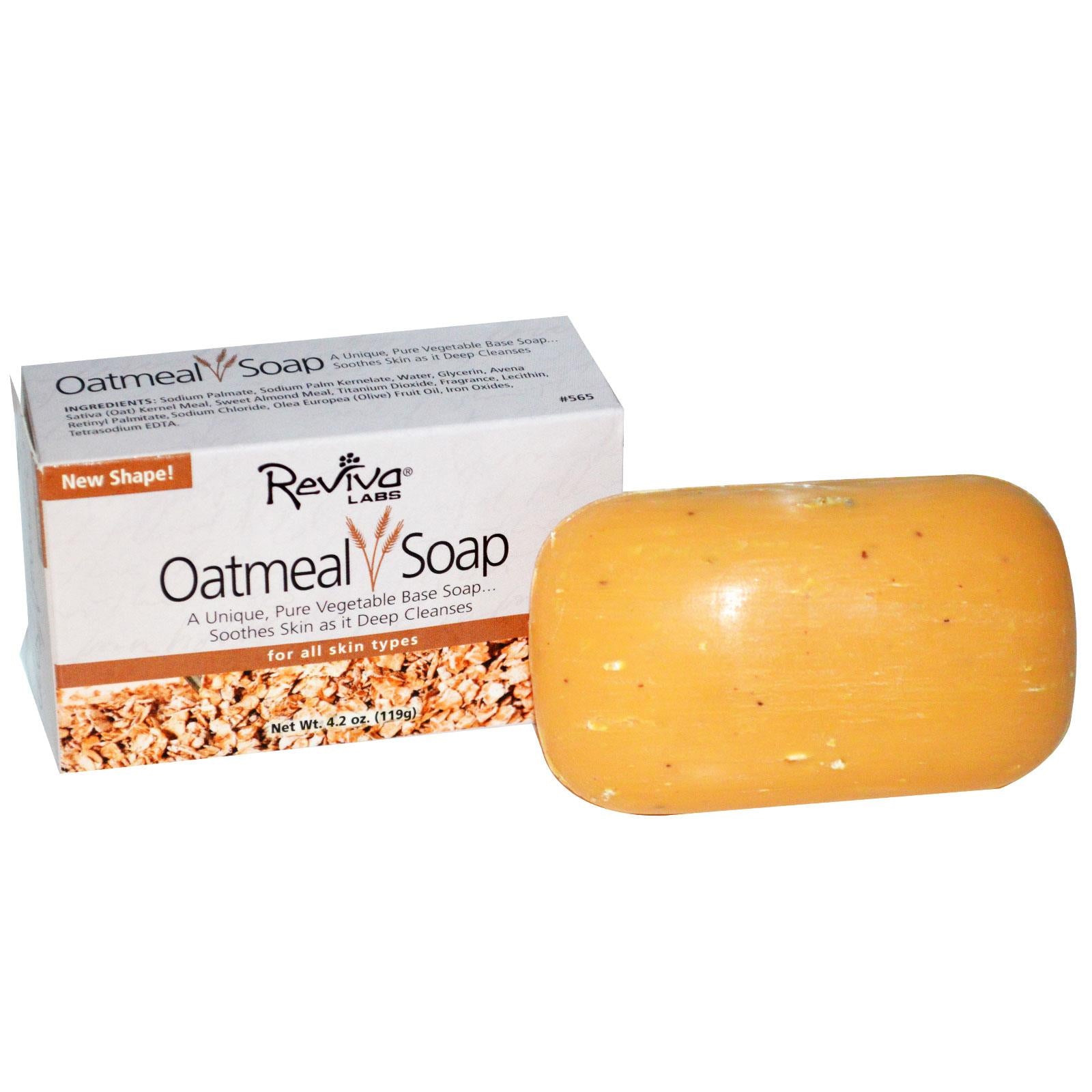 Reviva Labs, Oatmeal Soap (119g)