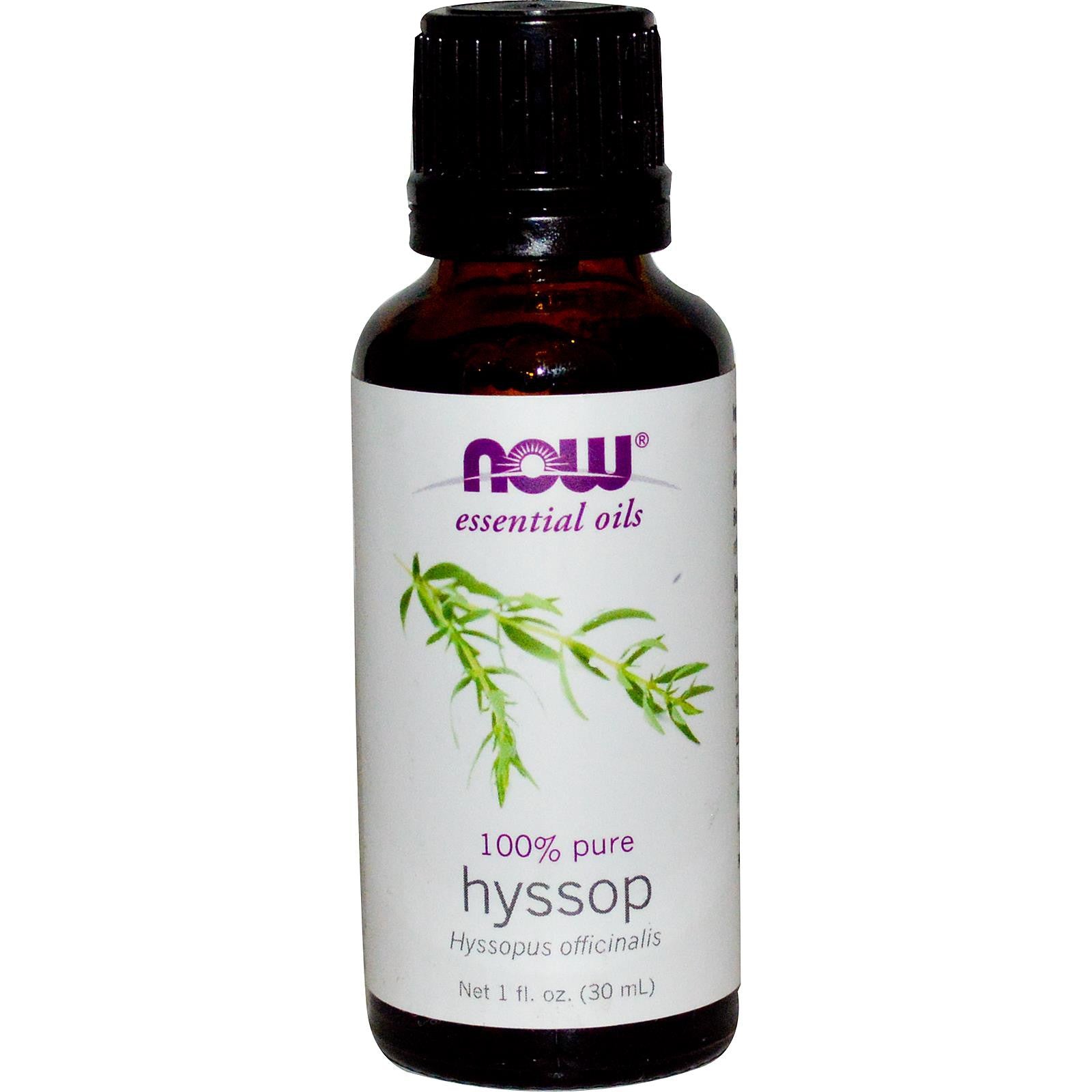 Now Foods Essential Oils Hyssop 30ml 1 fl oz