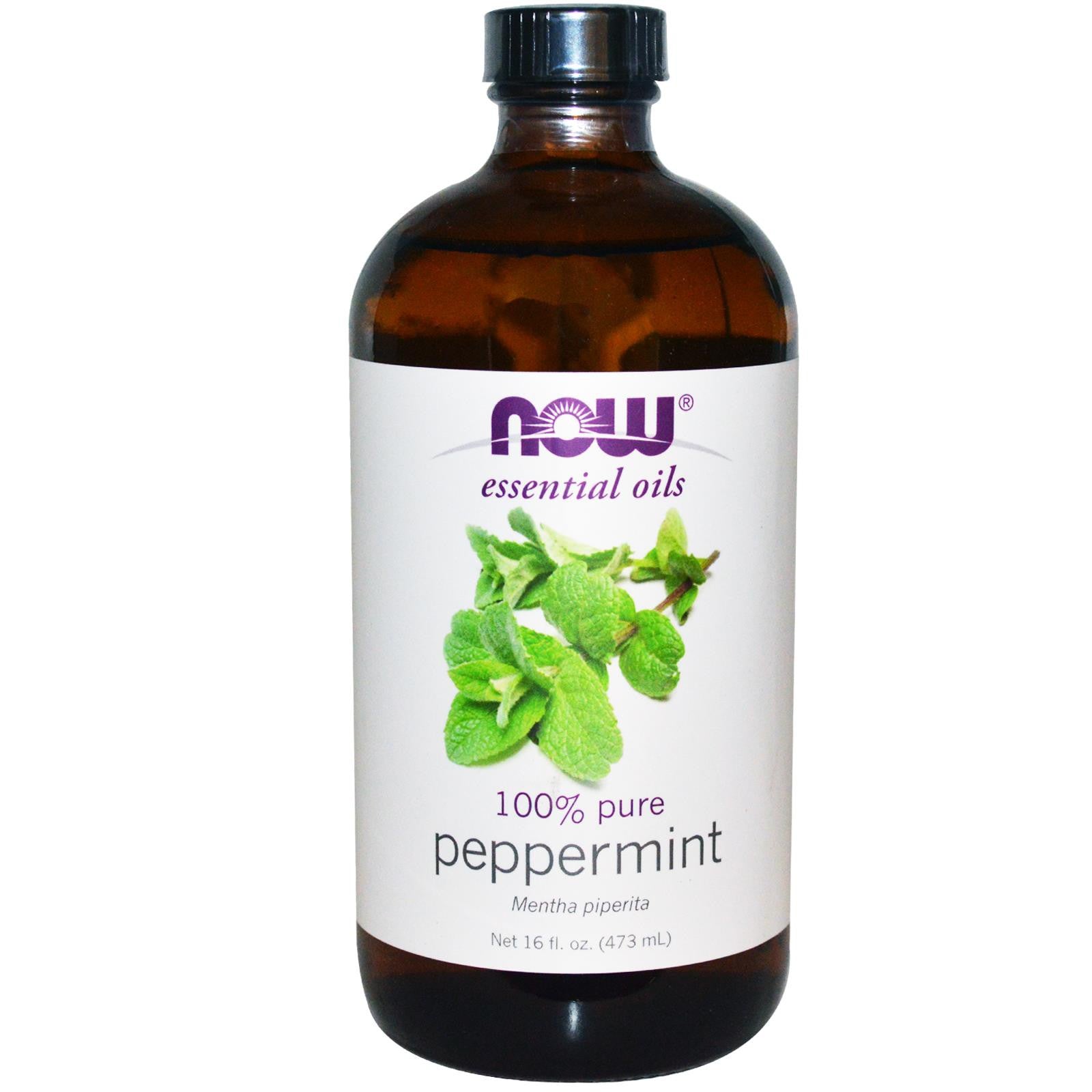 Now Foods Essential Oils Peppermint 473ml