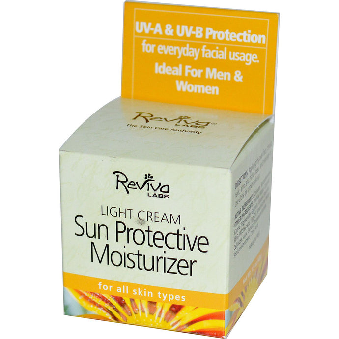 Reviva Labs, Sun Protective Moisturizer Light Cream, 42gms