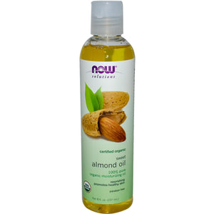 Now Foods Organic Sweet Almond Oil 237ml 8 fl oz
