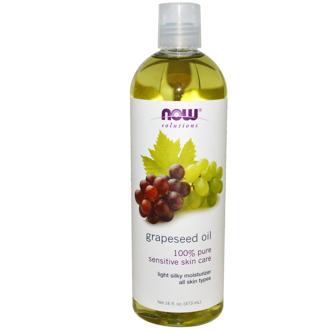 Now Foods Solutions Grapeseed Oil 473ml 16 fl oz