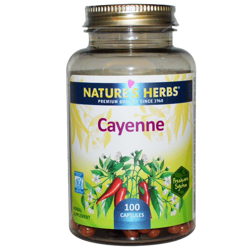 Nature's Herbs Cayenne 100 Capsules