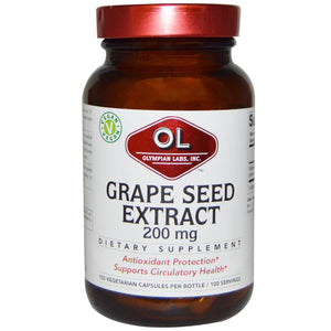 Olympian Labs Inc. Grape Seed Extract 200mg 100 Veggie Capsules