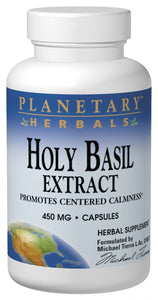 Planetary Herbals Holy Basil Extract 450mg 120 Capsules