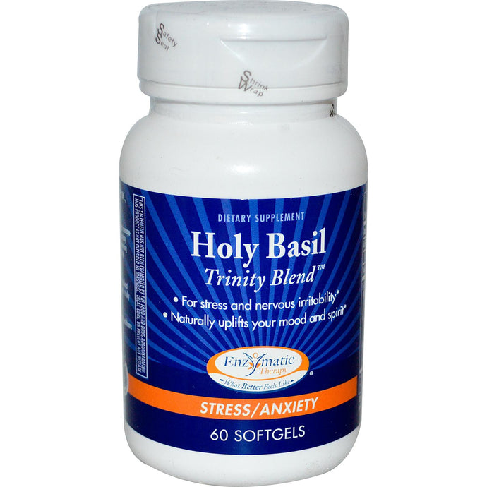 Enzymatic Therapy Holy Basil Trinity Blend Stress/Anxiety 60 Softgels