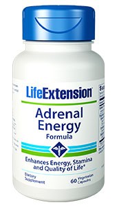Life Extension Adrenal Energy Formula 60 Veggie Capsules