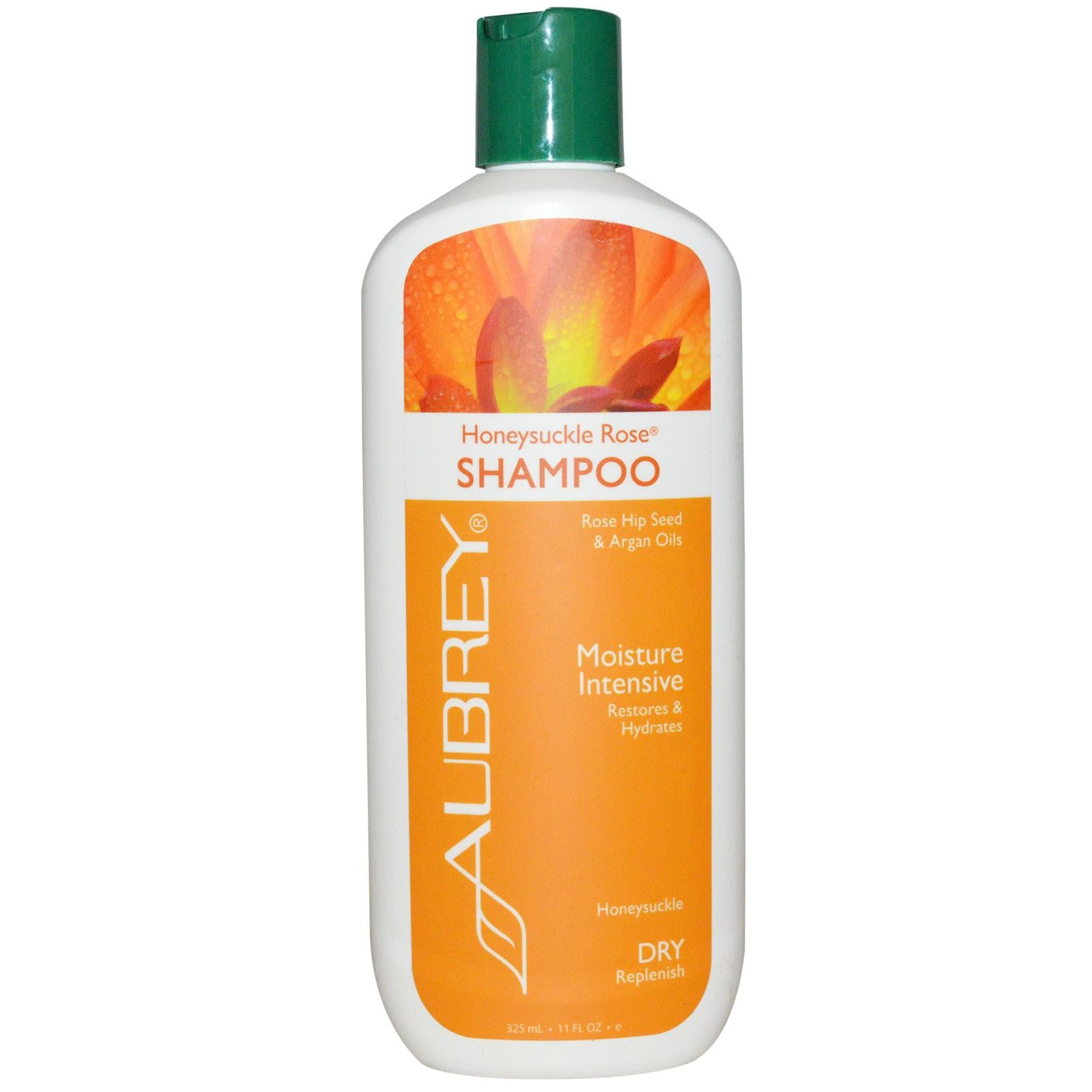 Aubrey Organics Honeysuckle Rose Shampoo Moisture Intensive Dry 325ml