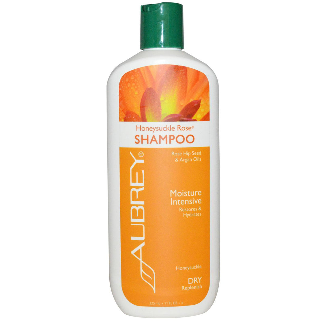 Aubrey Organics Honeysuckle Rose Shampoo Moisture Intensive Dry 325ml