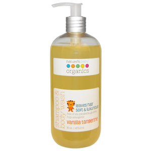 Nature's Baby Organics Shampoo & Body Wash Vanilla Tangerine 473ml
