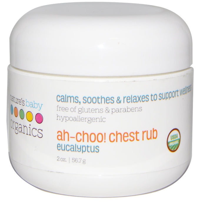 Nature's Baby Organics Ah-Choo Chest Rub Eucalyptus 56.7g