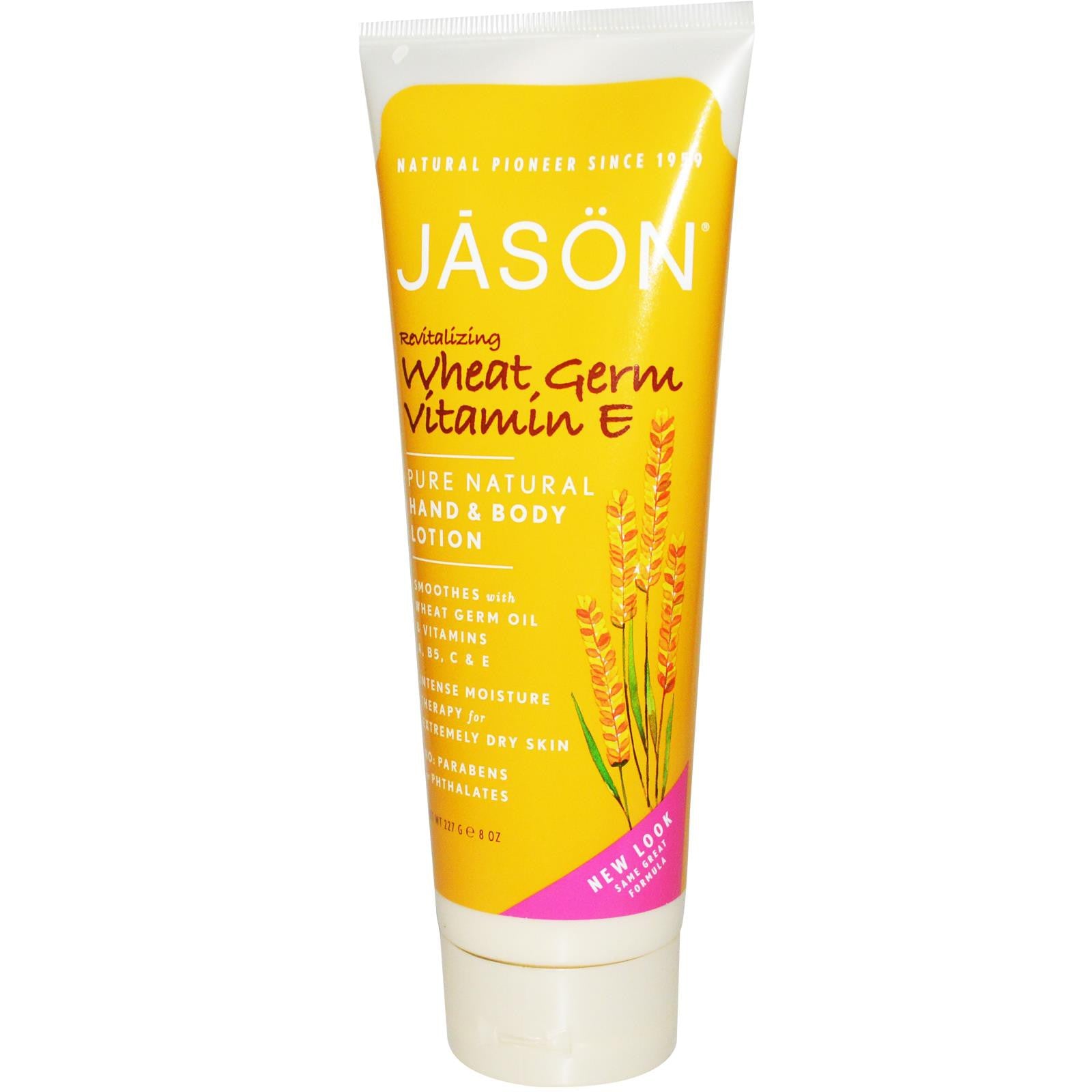 Jason Natural Hand & Body Lotion Wheat Germ Vitamin E 227g