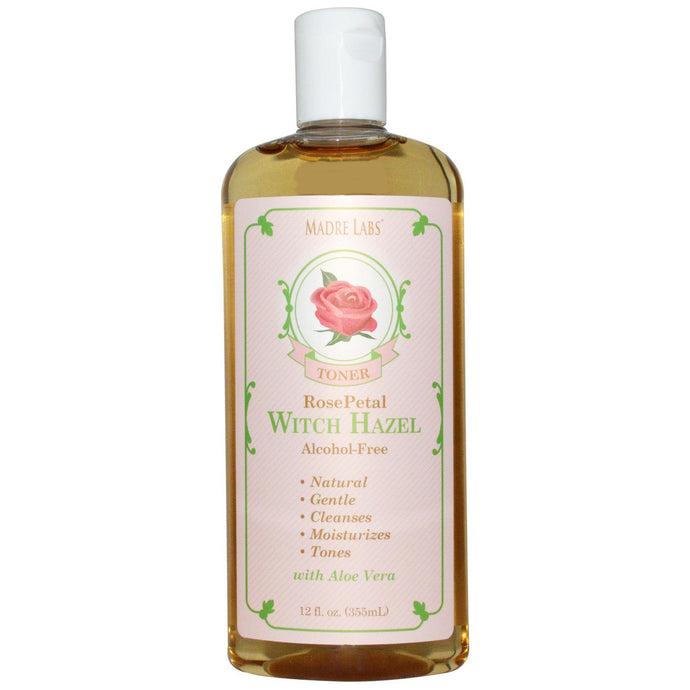 Madre Labs Witch Hazel Toner Rose Petal Alcohol Free 355ml