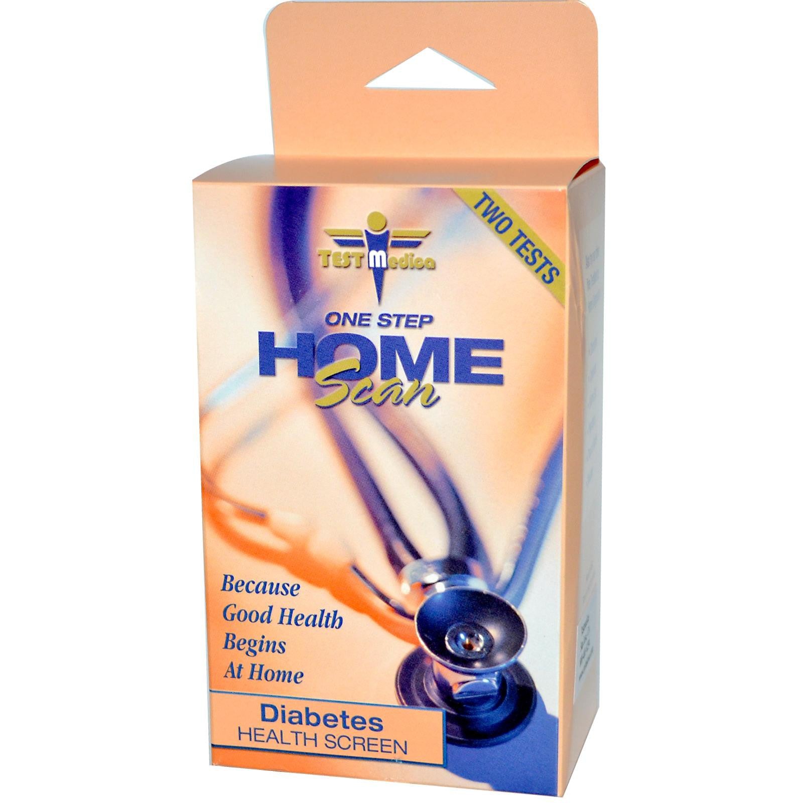 Testmedica Home Tests One Step Home Scan Diabetes Health Screen Two Tests
