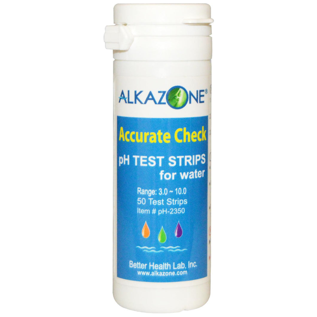Alkazone Accurate Check pH Test Strips for Water 50 Test Strips