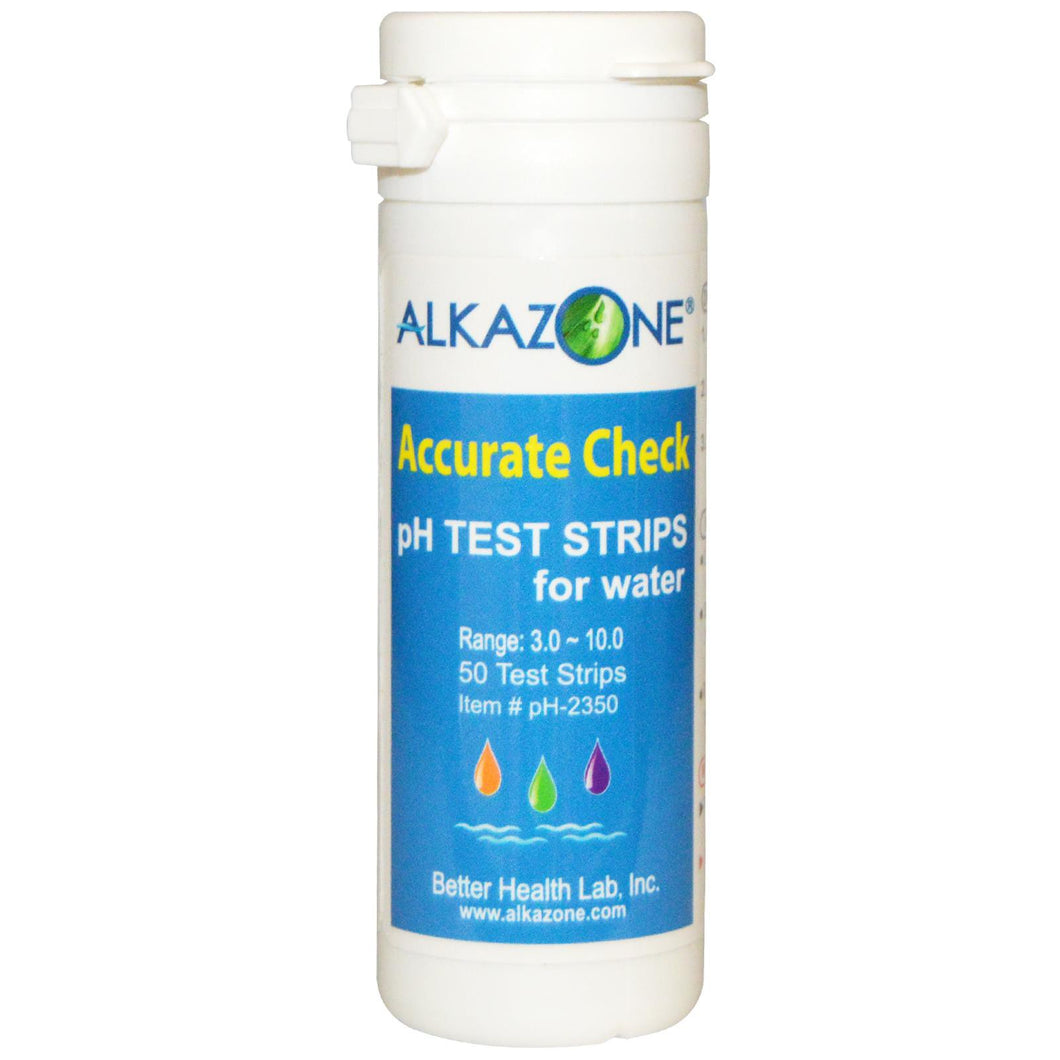 Alkazone Accurate Check pH Test Strips for Water 50 Test Strips
