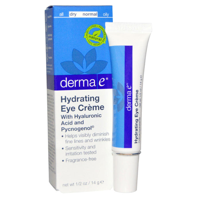 Derma E Hydrating Eye Cream with Hyaluronic Acid & Pycnogenol 14g