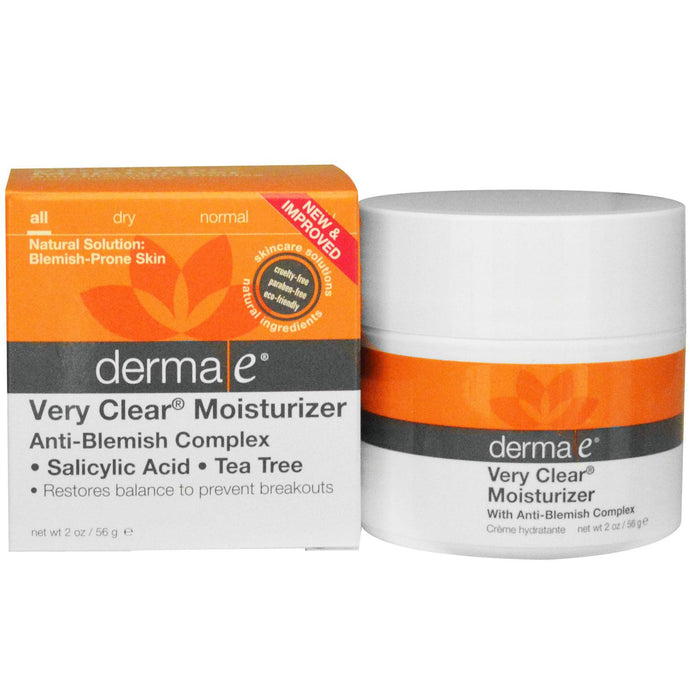 Derma E Very Clear Moisturiser Anti-Blemish Complex 56g