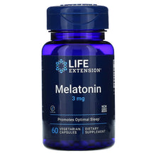 Load image into Gallery viewer, Life Extension Melatonin 3mg 60 Vegetarian Capsules