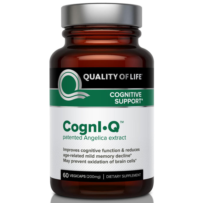 Quality of Life Labs Cognl-Q, Cognitive Support 200mg 60 Veggie Capsules