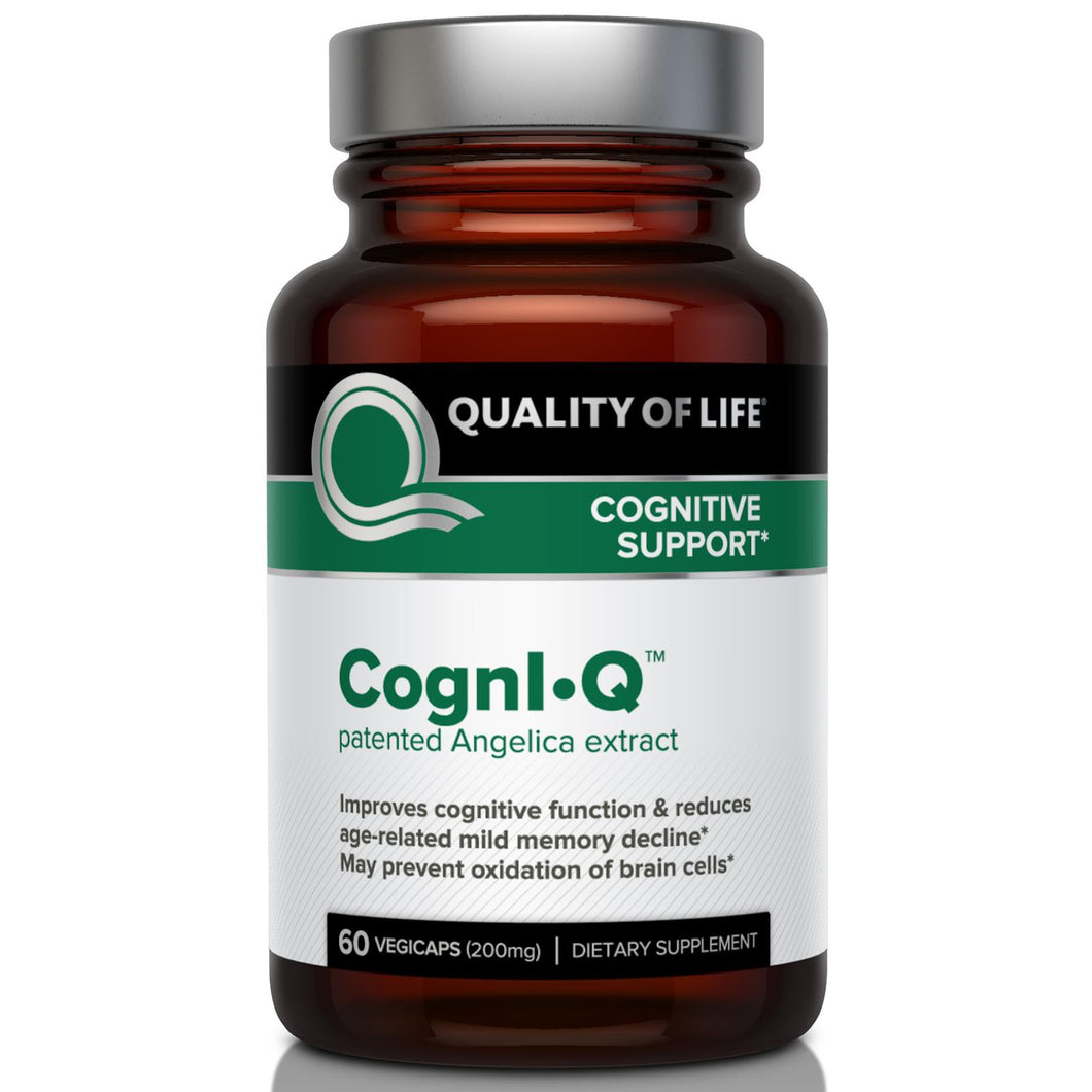 Quality of Life Labs Cognl-Q, Cognitive Support 200mg 60 Veggie Capsules