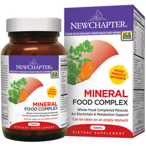 New Chapter Mineral Food Complex 90 Tablets