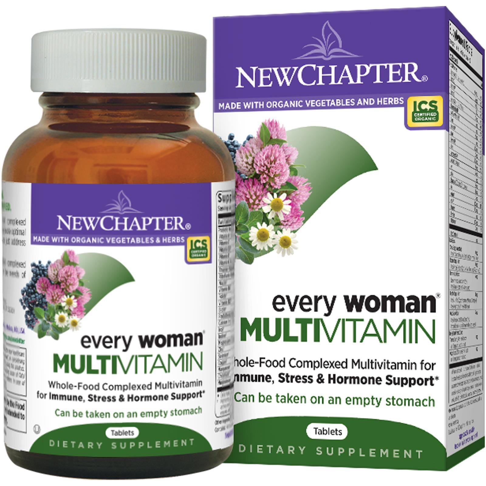New Chapter, Every Woman's One Daily Multivitamin, 72 Vegetarian Tablets