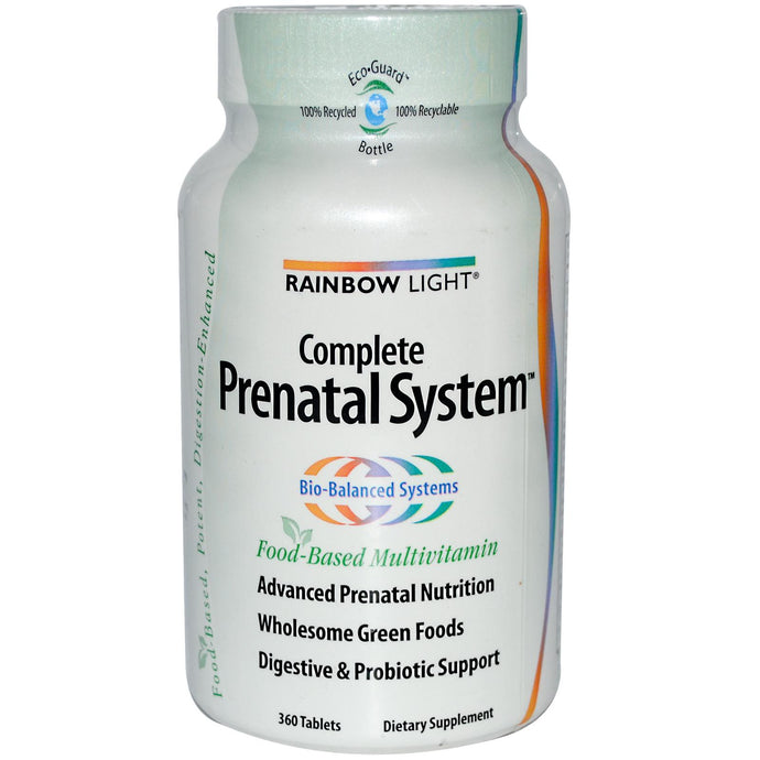 Rainbow Light Complete Prenatal System Food-Based Multivitamin 360 Tablets