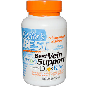 Doctor's Best Best Vein Support Featuring DiosVein 60 Veggie Caps