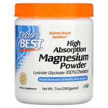Load image into Gallery viewer, Doctor&#39;s Best, High Absorption Magnesium Powder, 7.1 oz (200 g)