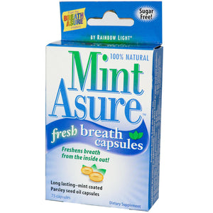 Rainbow Light Mint Assure Fresh Breath Capsules 75 Capsules