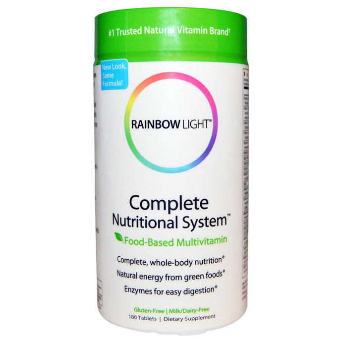 Rainbow Light Complete Nutritional System Food-Based Multivitamin 180 Tablets