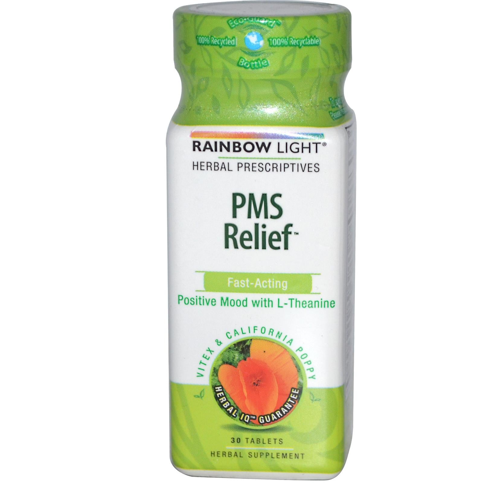 Rainbow Light Herbal Perspectives PMS Relief Vitex & California Poppy 30 Tablets