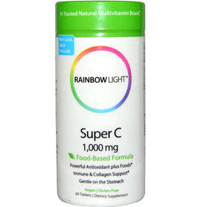 Rainbow Light, Super C, 1000 mg, 60 Tablets