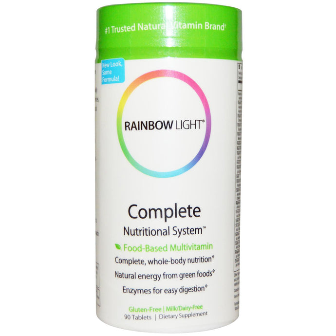 Rainbow Light Complete Nutritional System Food-Based Multivitamin 90 Tablets