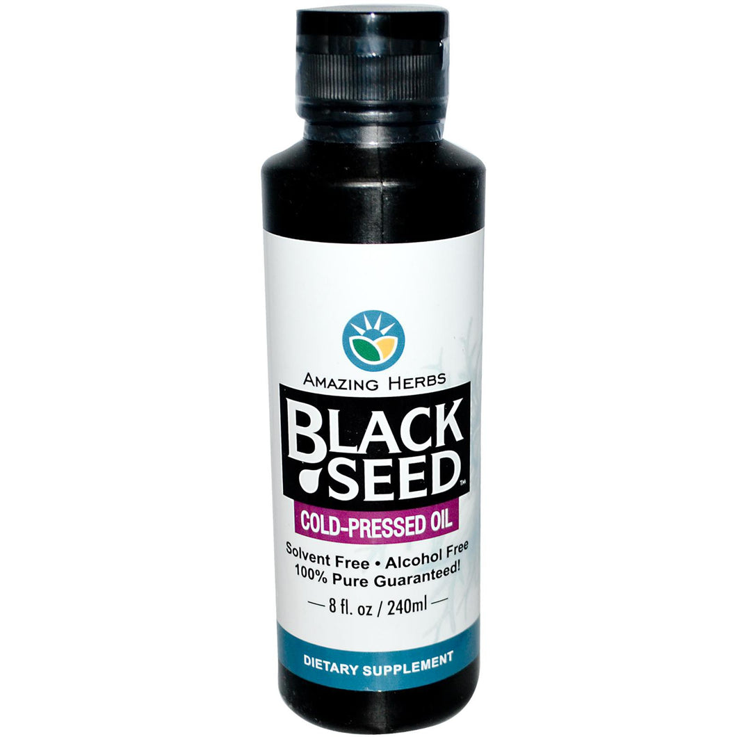 Amazing Herbs Black Seed Oil Cold Pressed 240ml
