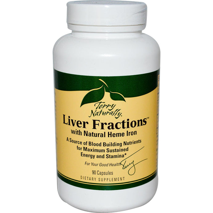 EuroPharm Terry Naturally Liver Fractions with Natural Hemme Iron 90 Capsules