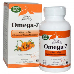 EuroPharma Omega-7 Terry Naturally 60 Softgels Dietary Supplement