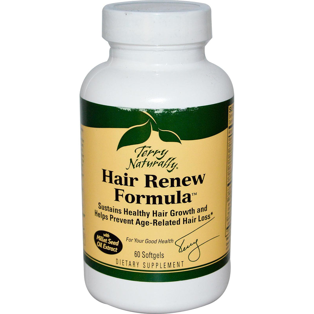 EuroPharma Terry Naturally Hair Renew Formula 60 Softgels