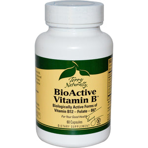EuroPharma Terry Naturally BioActive Vitamin B 60 Capsules