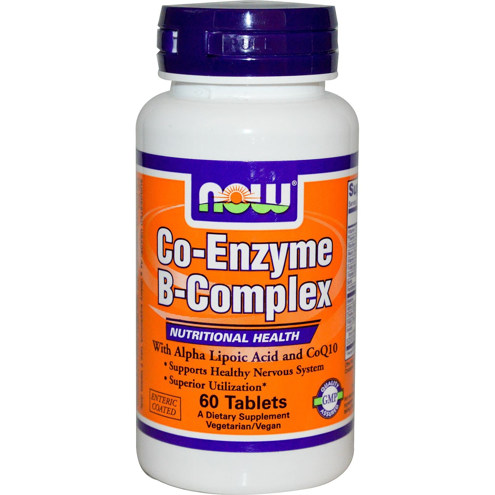 Now Foods Co-Enzyme B-Complex 60 Tablets