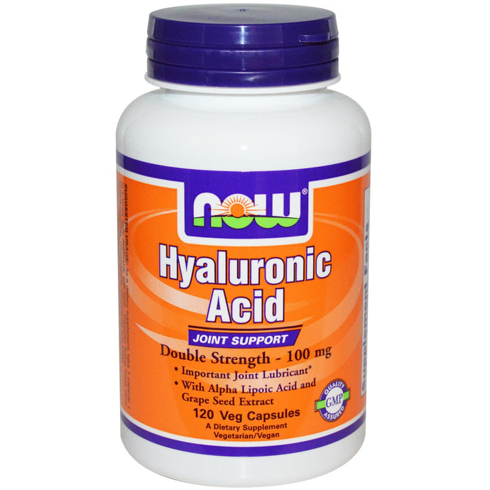 Now Foods Hyaluronic Acid Double Strength 100mg 120 Vcaps