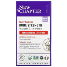 Load image into Gallery viewer, New Chapter, Bone Strength Take Care, 120 Vegetarian Slim Tablets