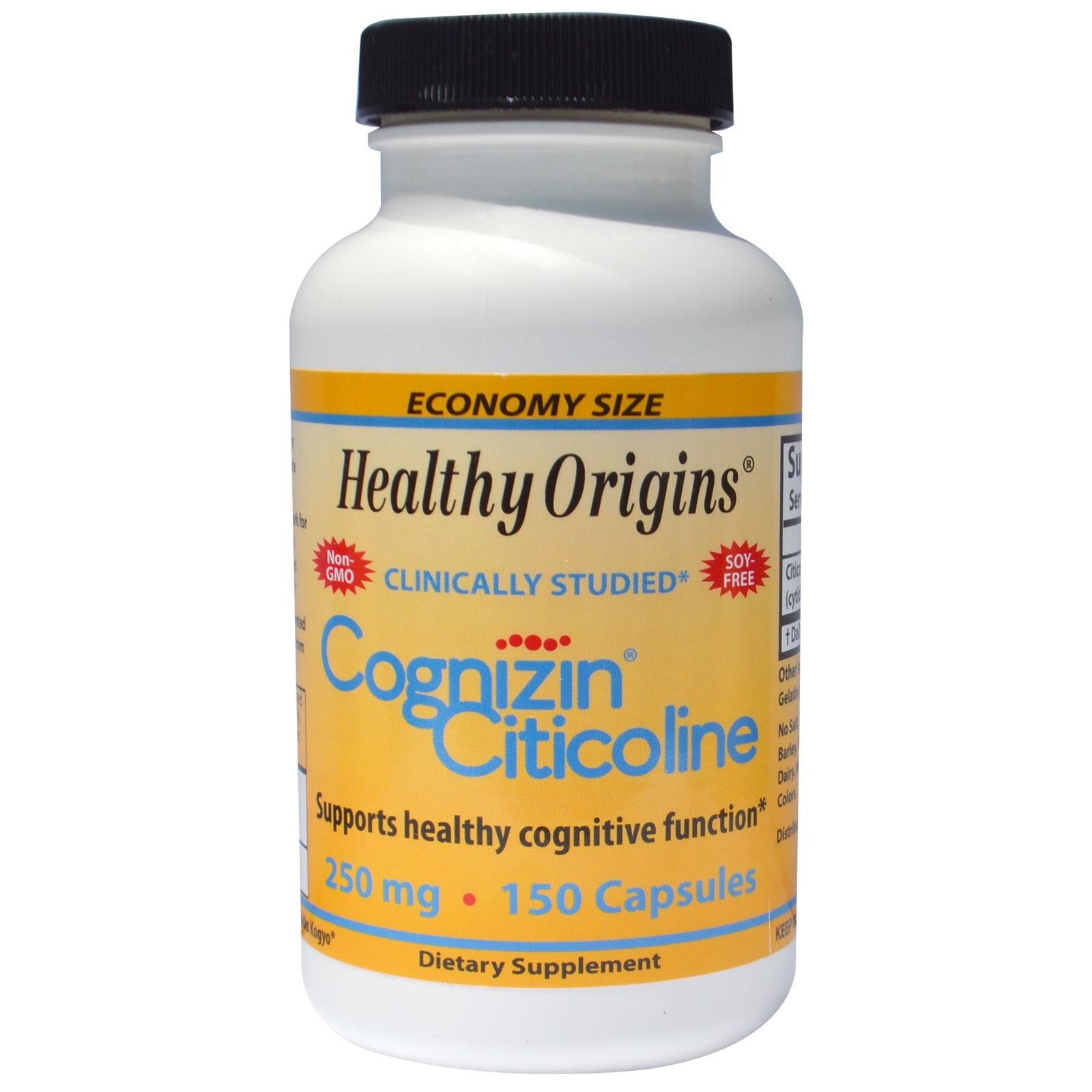 Healthy Origins Cognizin® Citicoline -- 250 mg - 60 Capsules