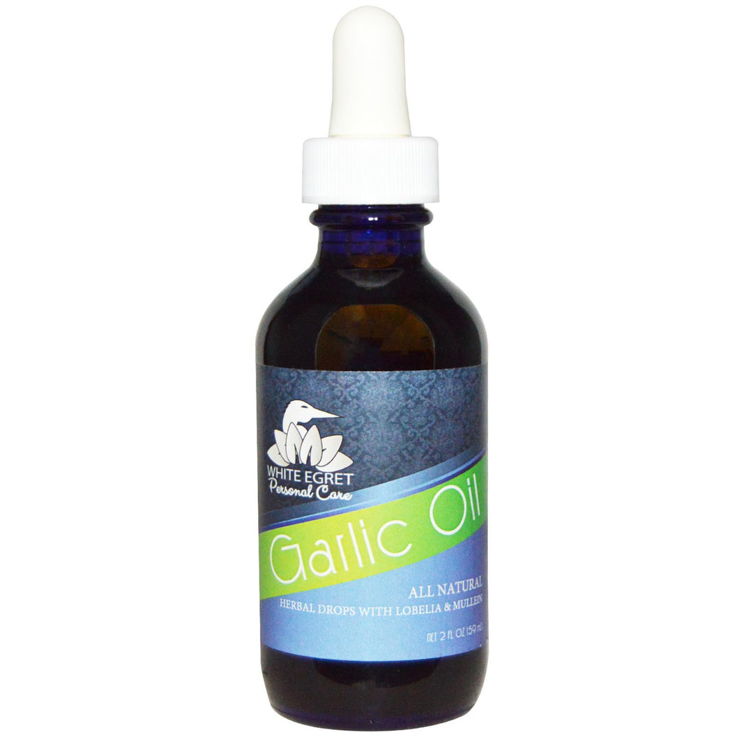 White Egret Personal Care, Garlic Oil, 59 ml