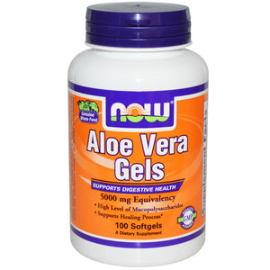 Now Foods Aloe Vera Gels 100 Softgels - Dietary Supplement