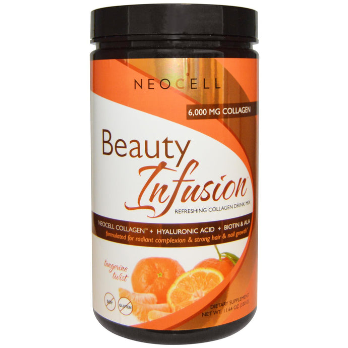 Neocell Beauty Infusion Refreshing Collagen Drink Mix Tangerine Twist 330g