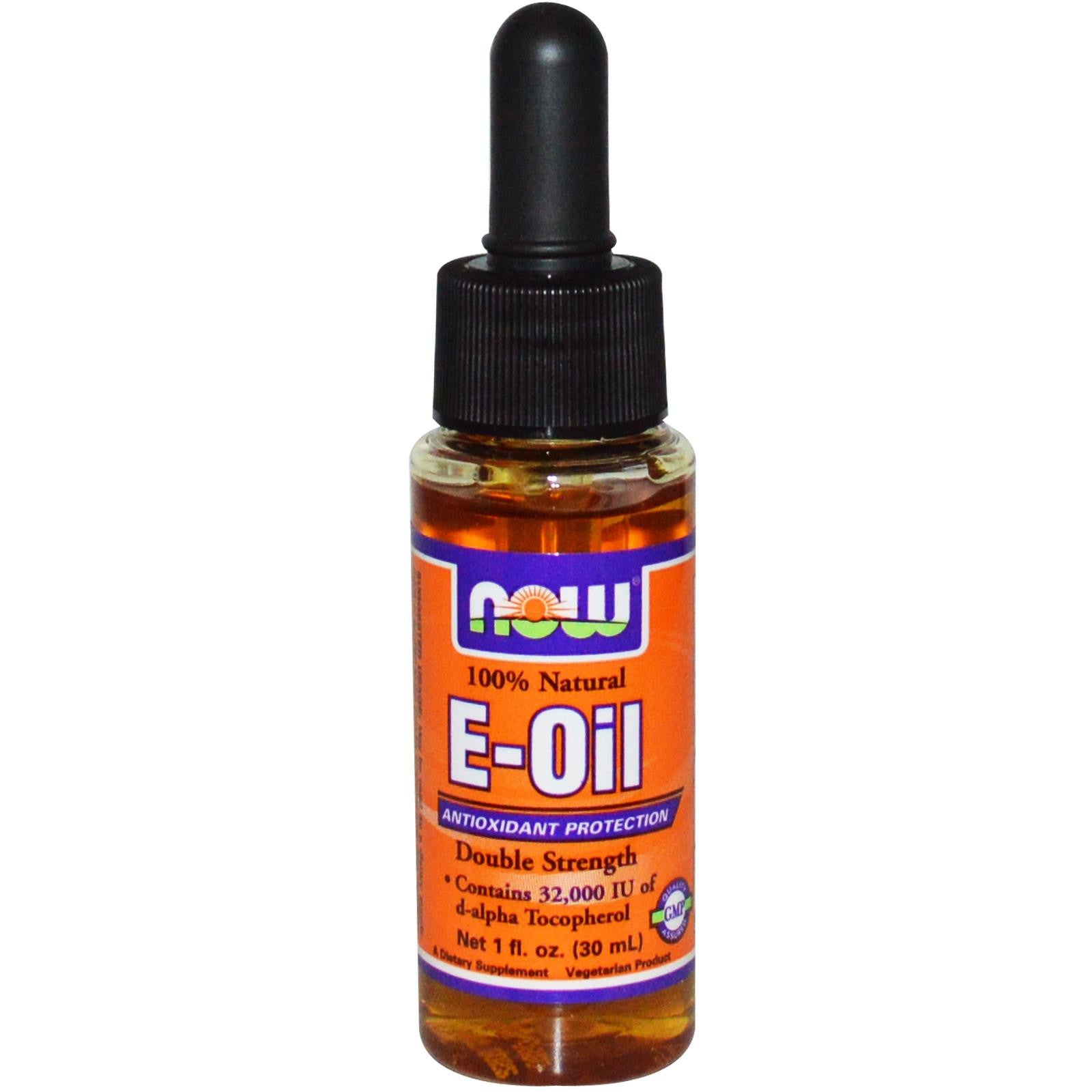 Now Foods, E- Oil, Double Strength, 30 ml, 1 fl oz