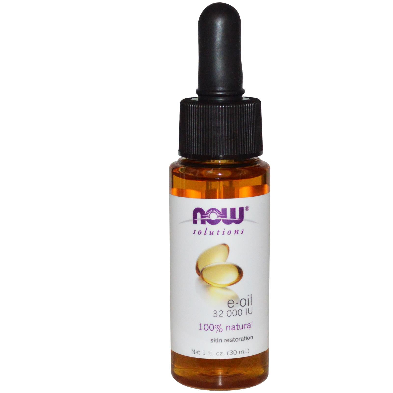 Now Foods Solutions E-Oil 32,000 IU 30ml