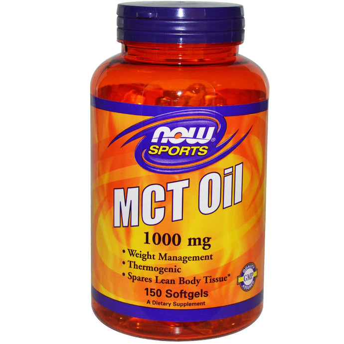 Now Foods Sports MCT Oil 1000mg 150 Softgels  Dietary Supplement